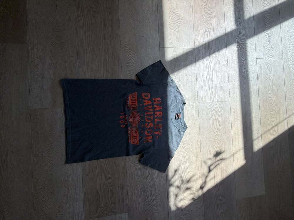 Harley Davidson Laconia New Hampshire Gray Short Sleeve T-Shirt